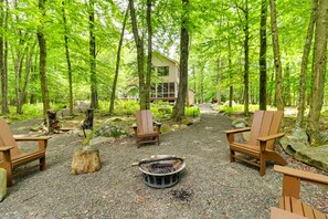 House (3 Bedrooms) | Interior - Woodsy Big Bass Lake Hideaway w/ Fire Pit + Deck! (Gouldsboro)