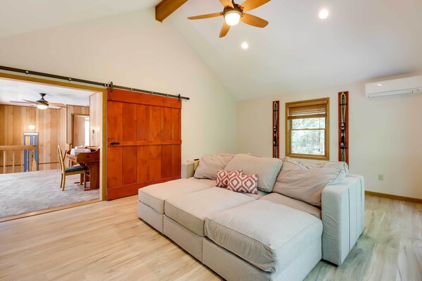 House (3 Bedrooms) | Interior - Woodsy Big Bass Lake Hideaway w/ Fire Pit + Deck! (Gouldsboro)