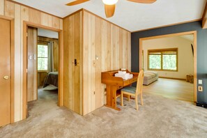 House (3 Bedrooms) | Interior - Woodsy Big Bass Lake Hideaway w/ Fire Pit + Deck! (Gouldsboro)