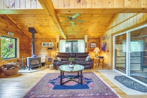 Apartment (0 Bedroom) | Front of property - Pet-friendly Jamestown Cabin w/ Fire Pit and Deck! (Jamestown)
