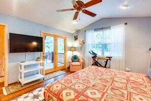 House (2 Bedrooms) | 2 bedrooms, laptop workspace, free cots/infant beds, bed sheets - Cozy Angel Fire Vacation Rental: 4 Mi to Resort! (Angel Fire)