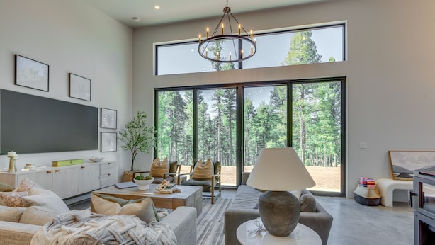 Living area - Chic New Mexico Getaway w/ Hot Tub & Fire Pit! (Angel Fire)