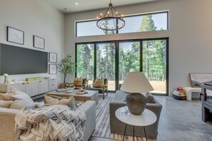 Living area - Chic New Mexico Getaway w/ Hot Tub & Fire Pit! (Angel Fire)