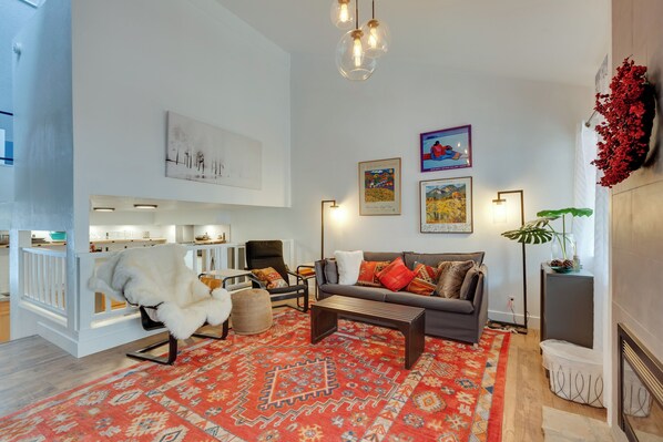 Front of property - Chic Angel Fire Condo: Walk to Ski Resort! (Angel Fire)