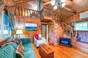 House (1 Bedroom) | Interior - Historic Sapphire Cabin w/ Porch, Updated Interior (Sapphire)