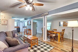 House (2 Bedrooms) | Interior - Pet-friendly Murphy Home: Grilling Deck + Fire Pit (Murphy)