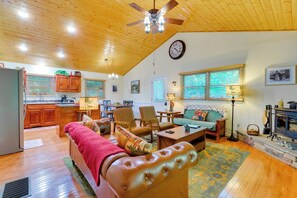House (2 Bedrooms) | Interior - Quiet Murphy Hideaway w/ Decks & Outdoor Fireplace (Murphy)