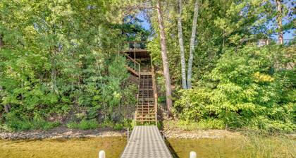 Lakefront Minnesota Escape w/ Fire Pit & Boat Dock