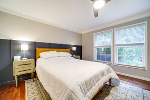 3 chambres, fer et planche à repasser, draps fournis