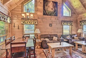 House (2 Bedrooms) | Interior - Maggie Valley Family Cabin w/ Porch & Fire Pit! (Maggie Valley)