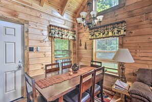 House (2 Bedrooms) | Interior - Maggie Valley Family Cabin w/ Porch & Fire Pit! (Maggie Valley)