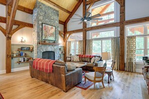 House (5 Bedrooms) | Interior - 6 Mi to Dtwn Cashiers: Spacious Home w/ Deck (Glenville)