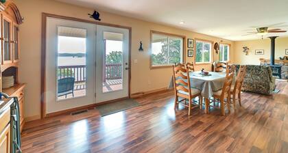 Deck & Water View: Cozy Kentucky Lake Getaway