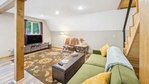 Unclassified image, 2 of 24, button - Cozy Michigan Escape w/ Deck, Fire Pit & Grill! (Ludington)