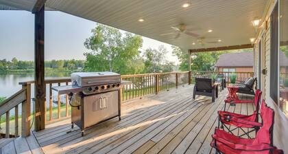 Lakefront Birchwood House w/ Deck + Fire Pit!