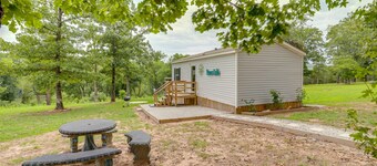 Rural Mt Olive Cabin Rental w/ White River View!