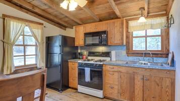 House (1 Bedroom) | Private kitchen | Microwave, cookware/dishes/utensils, paper towels