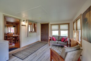 House (3 Bedrooms) | Interior - Cozy Lead Cabin w/ Deck < 1 Mi to Ski Slopes! (Lead)