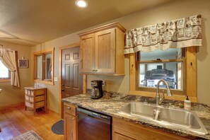 House (3 Bedrooms) | Interior - Cozy Lead Cabin w/ Deck < 1 Mi to Ski Slopes! (Lead)