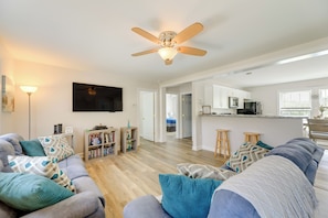 House (3 Bedrooms) | Interior - Coastal Emerald Isle Retreat w/ Deck & Grill! (Emerald Isle)