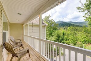 House (3 Bedrooms) | Front of property - Black Mountain Retreat w/ Hot Tub + Mountain Views (Black Mountain)