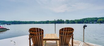 Porch & Views: Queensbury 'three Family Lakehouse'