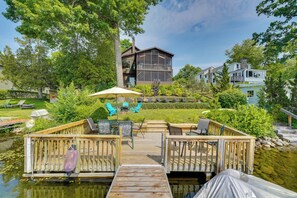House (3 Bedrooms) | Front of property - Porch & Views: Queensbury 'three Family Lakehouse' (Lake George)