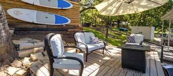 Waterfront Lake LBJ Cabin w/ Private Dock!