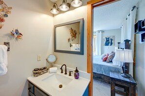 House (2 Bedrooms) | Bathroom - Cullowhee Mountain Retreat w/ Deck and Fire Pit! (Cullowhee)