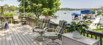 Lakefront Vandalia Home w/ Boat Dock & Gas Grill!