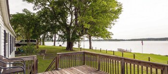 Lakefront Many Vacation Home w/ Deck & Views