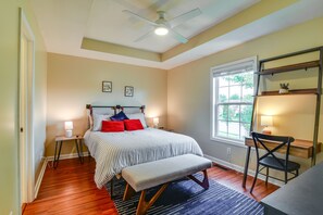 3 soverom, strykejern/-brett og sengetøy