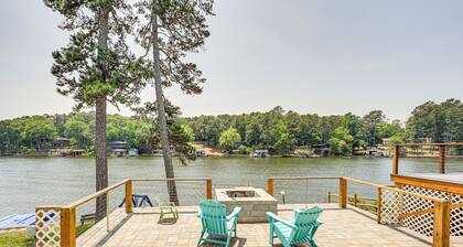 Waterfront Badin Lake Getaway: Boat Dock, Fire Pit