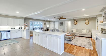 Deck & Views: Spacious Lake House Escape