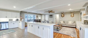 Deck & Views: Spacious Lake House Escape