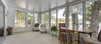 Delton Oasis Retreat w/ Lake Views & Deck!