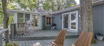 Delton Oasis Retreat w/ Lake Views & Deck!