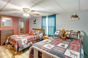 2 bedrooms, bed sheets - Pet-friendly Arkdale Vacation Rental, 2 Mi to Lake (Arkdale)