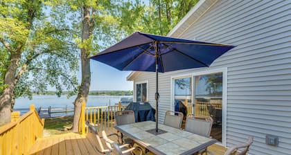 Waterfront Lodi Vacation Rental on Lake Wisconsin!