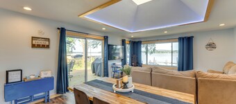 Waterfront Lodi Vacation Rental on Lake Wisconsin!