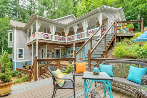 Creekside Hendersonville Haven: Hot Tub & Fire Pit
