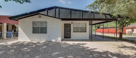 Fachada de la propiedad