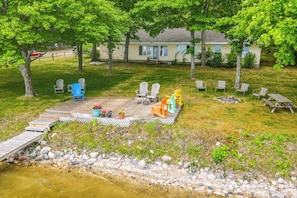 Cottage (3 Bedrooms) | Front of property - Waterfront Torch Lake Cottage w/ Dock & Fire Pit! (Central Lake)