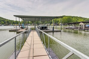 House (4 Bedrooms) | Interior - Fire Pit & Dock: Lake of the Ozarks Retreat! (Roach)