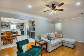 House (3 Bedrooms) | Interior - Home 1 Mi to Historic Gingerbread District & Dtwn! (Waxahachie)