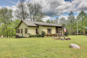 House (4 Bedrooms) | Interior - Flag Hole riverfront Cabin Near Local Attractions! (Caddo Gap)