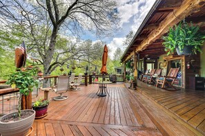 House (4 Bedrooms) | Interior - Flag Hole riverfront Cabin Near Local Attractions! (Caddo Gap)