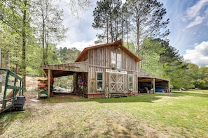 House (4 Bedrooms) | Interior - Flag Hole riverfront Cabin Near Local Attractions! (Caddo Gap)