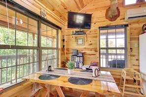Interior - Cozy Lake Sardis Cabin w/ Stunning View! (Clayton)