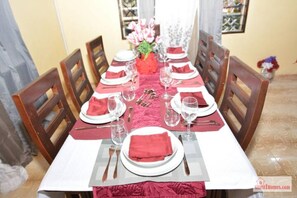 Dining - Two Bedrooms on the First Floor in Entire House (Porto-Novo)